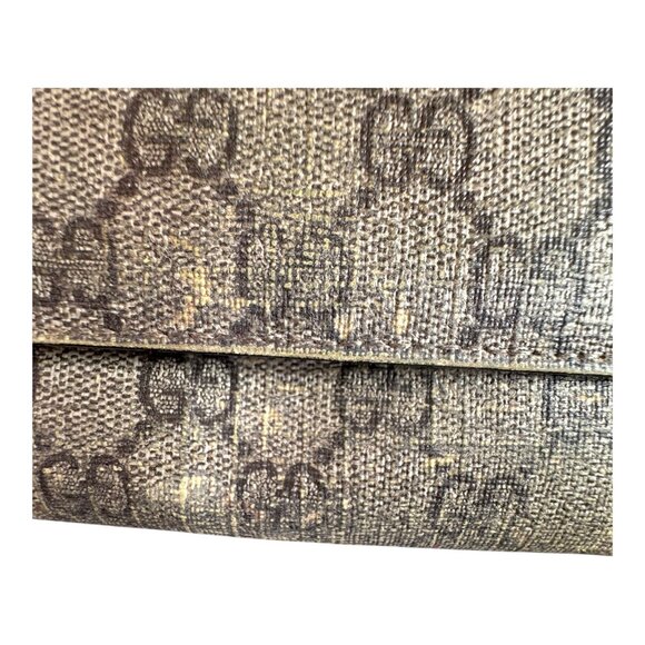 Gucci Authentic GG Canvas Green Heart Patch Wallet Monogram Limited Edition READ - Picture 7 of 13